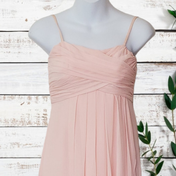 David's Bridal Blush Kids Formal Gown - Picture 5 of 7